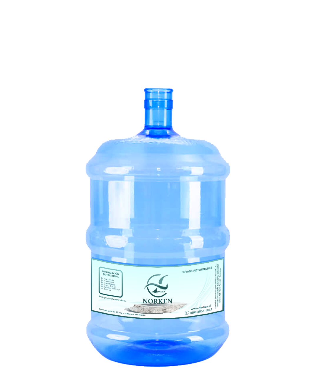 Bidón de Agua Purificada Norken 10L