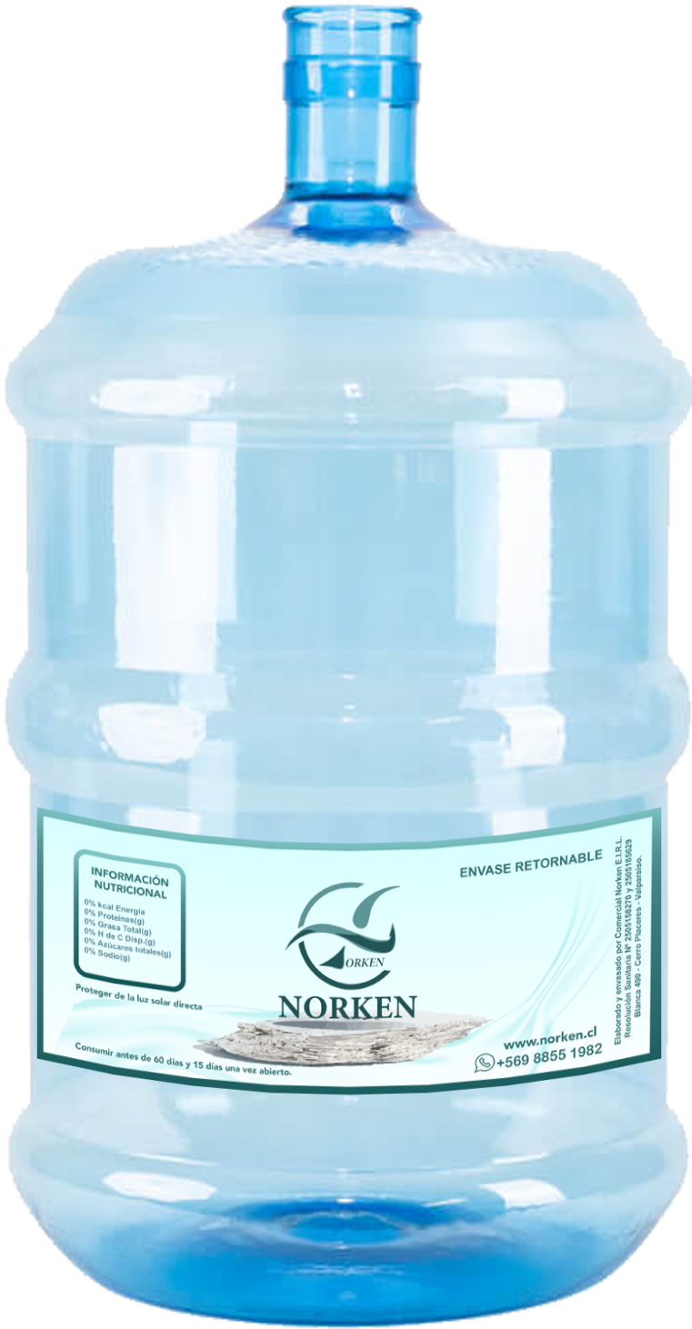 Bidón de Agua Purificada Norken 20L